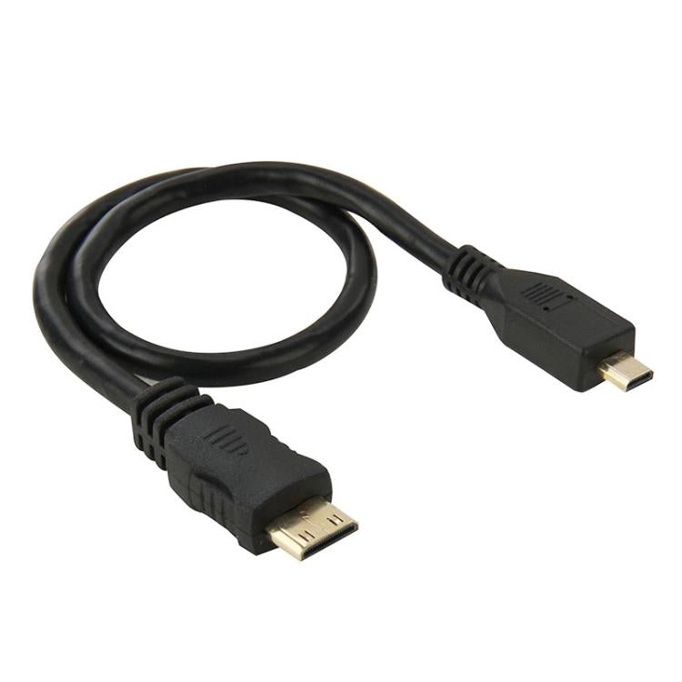 Cavo adattatore Mini HDMI maschio a Micro HDMI maschio 30 cm