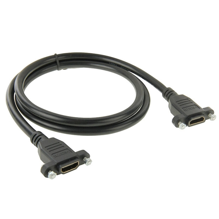 Cavo adattatore connettore HDMI 19 pin femmina ad HDMI 19 pin femmina ad alta velocità da 1 m, HDMI AF to AF with Dual Ear Hole