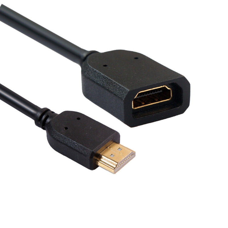 Cavo adattatore connettore HDMI 19 pin maschio a HDMI 19 pin femmina (AM-AF) da 10 cm, HDMI AM to AF