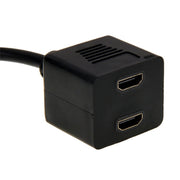 Cavo sdoppiatore DVI 24+1 pin maschio a 2 x HDMI femmina da 29,5 cm, DVI 24+1 Pin Male to 2 x HDMI Female