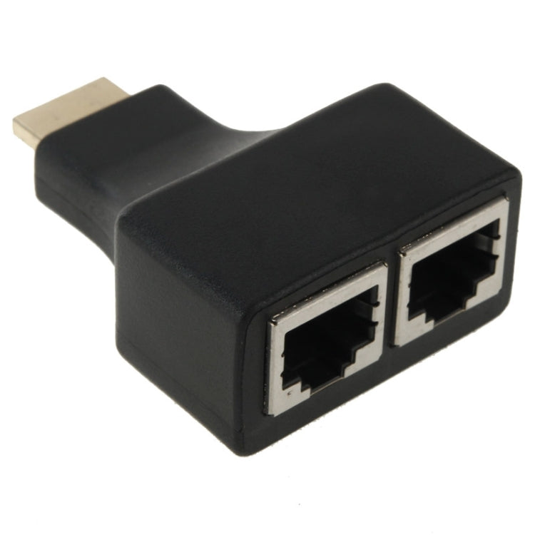 Cavo estensore HDMI doppia porta RJ45 30m Cat5e/6