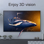 Versione 1.4, cavo a spirale da 19 pin HDMI maschio a HDMI maschio placcato oro, supporto 3D/Ethernet, lunghezza: 60 cm (estensibile fino a 2 m), HDMI AM to AM