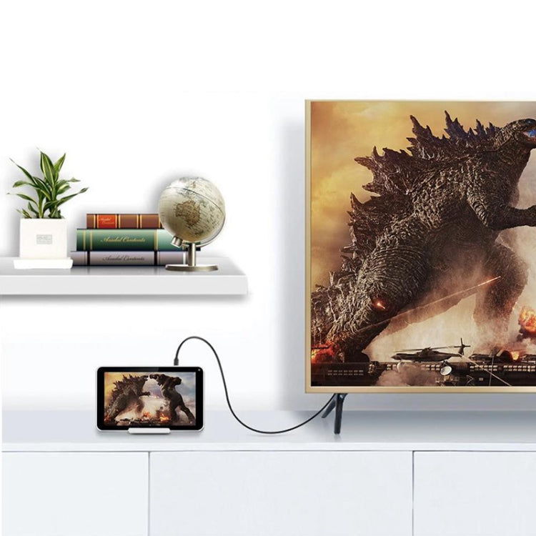 Versione 1.4, cavo a spirale placcato in oro da micro HDMI maschio a HDMI maschio, supporto 3D/Ethernet, lunghezza: 60 cm (può essere esteso fino a 2 m), Micro HDMI AM to HDMI AM