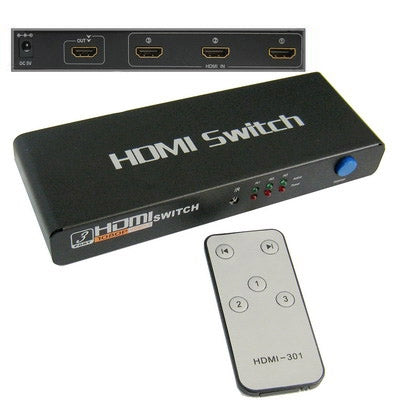 Switch HDMI 1080P a 3 porte, versione 1.3, supporto TV HD / Xbox 360 / PS3 ecc., 1.3 Version