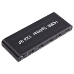 Splitter HDMI 1080P 1x4, versione 1.4, spina UE, 1x4 HDMI V1.3