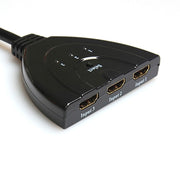 Switcher HDMI Pigtail 3x1 fino a 1080P (placcato in oro), 1080P
