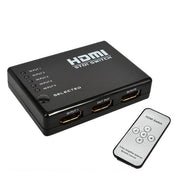 Switch HDMI 1080P a 5 porte con telecomando, supporto HDTV, Support HDTV