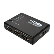 Switch HDMI 1080P a 5 porte con telecomando, supporto HDTV, Support HDTV