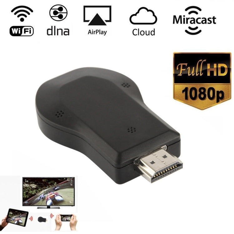 M2 Android 1080P Ezcast HDMI Dongle / HDMI AirPlay DLNA Ricevitore display WIFI per sistemi operativi Android / iOS / MAC OS / Dispositivi Windows, supporto condivisione online su display Wi-Fi TV