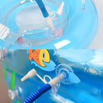 Pompa ad aria portatile in plastica a pedale/pressa a mano sotto la pompa per prodotti gonfiabili, Foot Air Pump