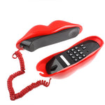 Telefono con filo a forma di labbra roventi sexy, Sexy Red Hot lips Telephone