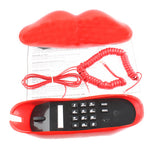 Telefono con filo a forma di labbra roventi sexy, Sexy Red Hot lips Telephone