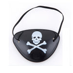 Puntelli di Halloween Bende per occhi da pirata in plastica, consegna con modello casuale, Pirate Eye Patches