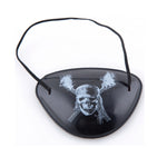Puntelli di Halloween Bende per occhi da pirata in plastica, consegna con modello casuale, Pirate Eye Patches