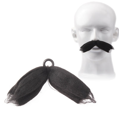 Barba e baffi finti in fibra per costume party