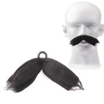 Barba e baffi finti in fibra per costume party