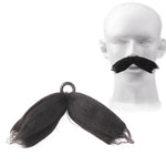 Barba e baffi finti in fibra per costume party