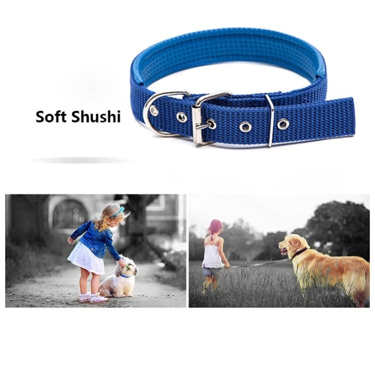 Collare per cani in schiuma di cotone e poliestere 1,5x39 cm