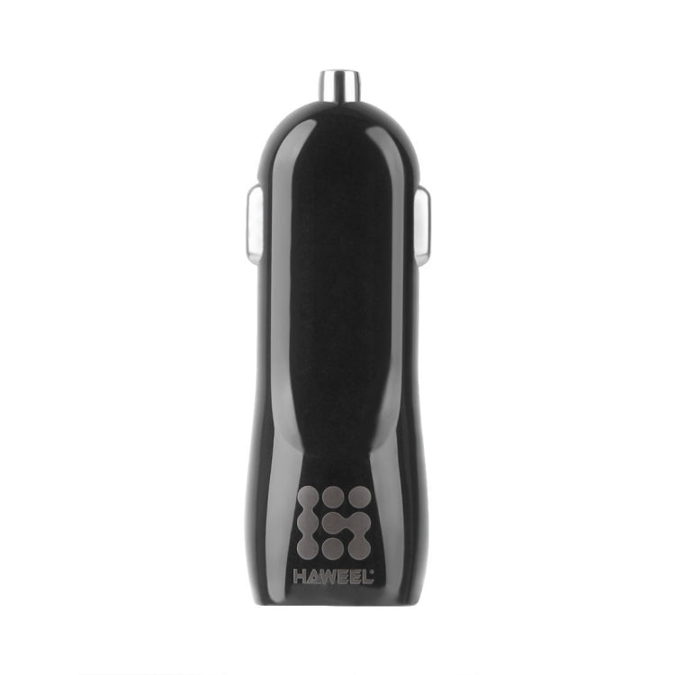 Caricatore per auto con doppia porta USB HAWEEL di alta qualità da 2,1 A + 1 A, HK Black, US  Black, US White, UK White, UK Black, White, Black