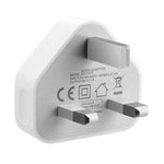 Caricatore USB con presa UK 5V 1A per dispositivi USB