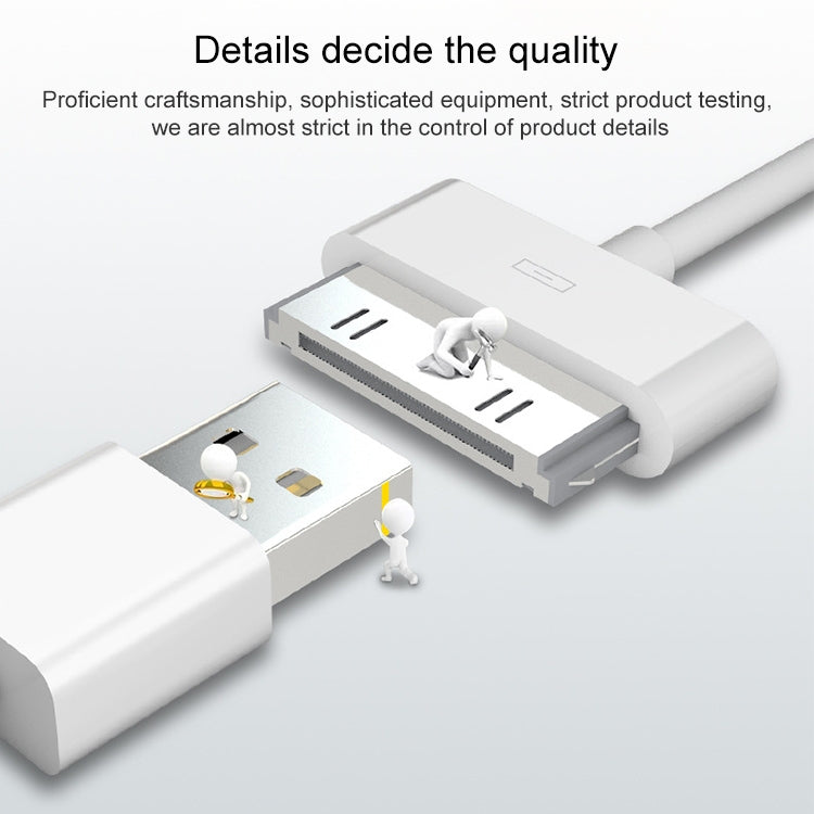 Cavo di sincronizzazione dati da 2 m a 30 pin per iPhone 4 e 4S, iPhone 3GS / 3G, iPad 3 / iPad 2 / iPad