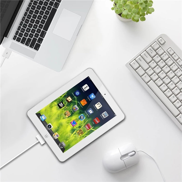 Cavo USB per sincronizzazione dati/ricarica su entrambi i lati da 2 m Per iPhone 4 e 4S / iPhone 3GS / 3G / iPad 3 / iPad 2 / iPad / iPod Touch, 2m