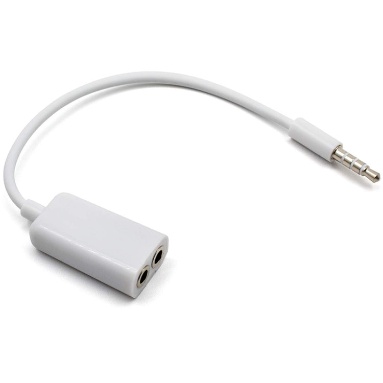 Cavo audio Aux da 3,5 mm a 2 adattatori splitter femmina, compatibile con telefoni, tablet, cuffie, lettori MP3, stereo per auto/casa e altro