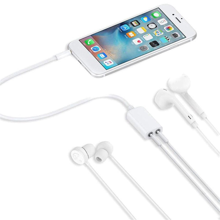 Cavo audio Aux da 3,5 mm a 2 adattatori splitter femmina, compatibile con telefoni, tablet, cuffie, lettori MP3, stereo per auto/casa e altro