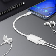Cavo audio Aux 3,5 mm con splitter femmina