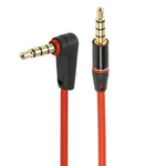 Cavo audio Aux 1,2 m con gomito 3,5 mm