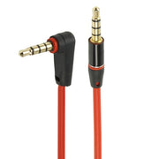 Cavo audio Aux 1,2 m con gomito 3,5 mm