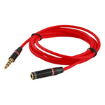 Cavo audio Aux 1,2 m maschio-femmina 3,5 mm