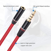 Cavo audio Aux 1,2 m maschio-femmina