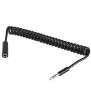 Cavo ausiliario maschio-femmina 3,5 mm estensibile