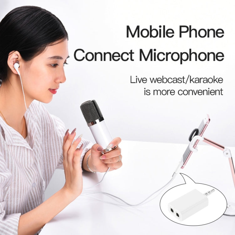 Adattatore splitter cuffie 3,5 mm per smartphone