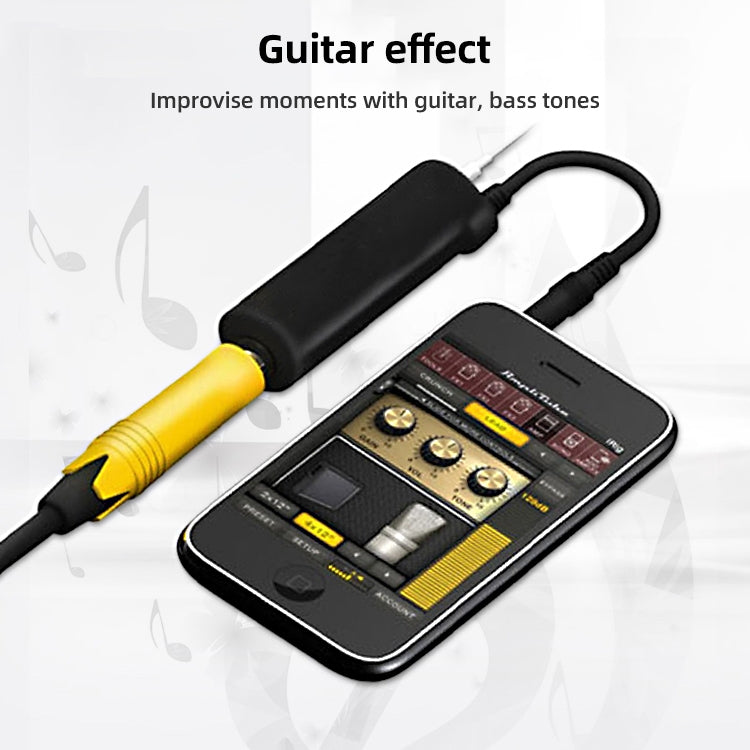 Adattatore interfaccia chitarra per iPhone, iPad, iPod