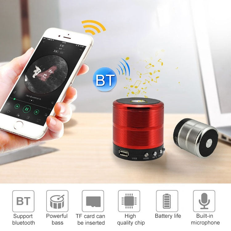 Altoparlante portatile stereo Bluetooth mobile in metallo S28 con funzione di chiamata in vivavoce, S28