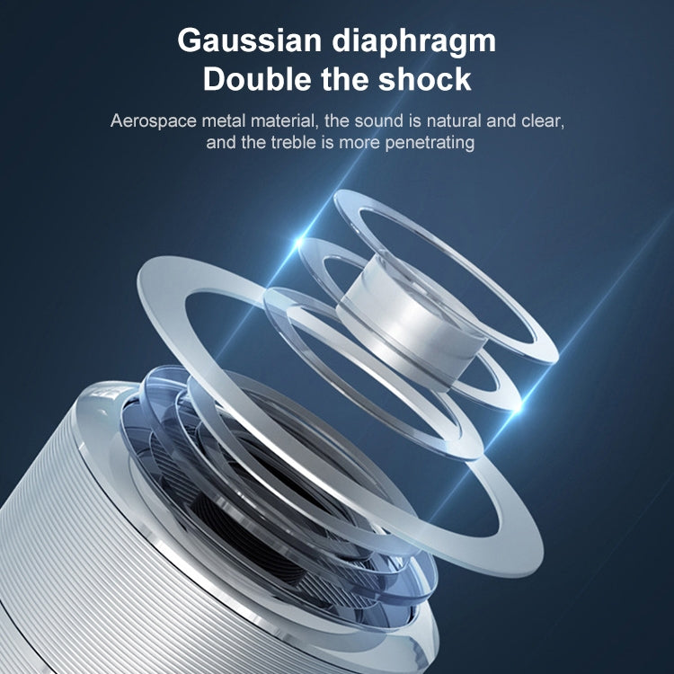 Altoparlante portatile stereo Bluetooth mobile in metallo S28 con funzione di chiamata in vivavoce, S28