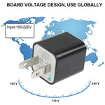 Caricatore USB con presa americana compatibile cavi USB