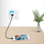 Caricatore USB con presa americana compatibile cavi USB