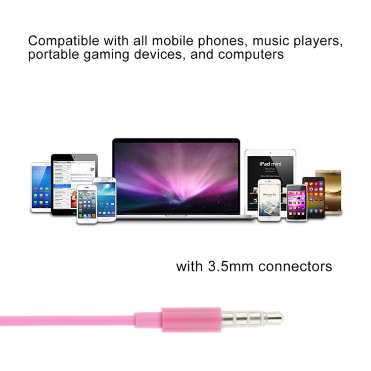 Auricolare con controllo del filo galvanico stereo da 3,5 mm per telefoni Android/PC/lettore MP3/laptop