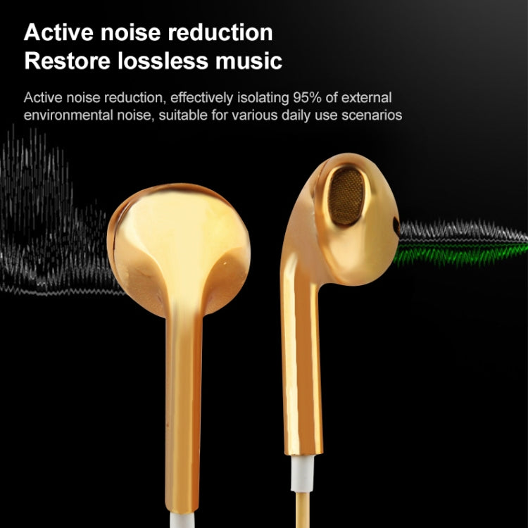 Auricolare con controllo del filo galvanico stereo da 3,5 mm per telefoni Android/PC/lettore MP3/laptop
