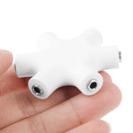 Splitter audio 6 porte per cuffie con jack 3,5 mm