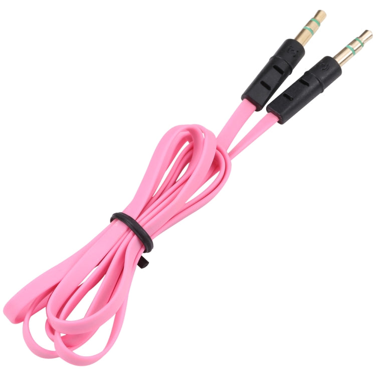 Cavo per auricolari jack stile Noodle da 3,5 mm per iPhone 5 / iPhone 4 e 4S / 3GS / 3G / iPad 4 / iPad mini / mini 2 Retina / Nuovo iPad / iPad 2 / Touch / MP3, Lunghezza: 1 m