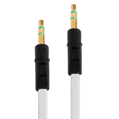 Cavo per auricolari jack stile Noodle da 3,5 mm per iPhone 5 / iPhone 4 e 4S / 3GS / 3G / iPad 4 / iPad mini / mini 2 Retina / Nuovo iPad / iPad 2 / Touch / MP3, Lunghezza: 1 m