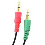 Cavo microfono jack 3,5 mm 17 cm per auricolari