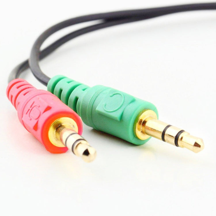 Microfono jack da 17 cm da 3,5 mm + cavo per auricolari, compatibile con telefoni, tablet, cuffie, lettore MP3, stereo per auto/casa e altro