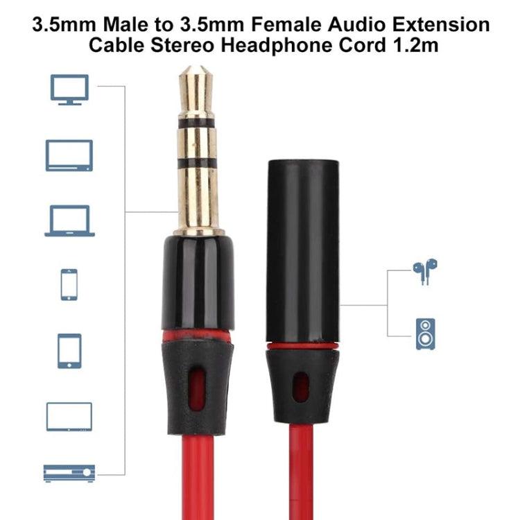 Cavo audio Aux da 3,5 mm maschio a femmina, compatibile con telefoni, tablet, cuffie, lettore MP3, stereo per auto/casa e altro, lunghezza: 1,2 m