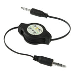Cavo audio Aux retrattile 3,5 mm per smartphone e tablet