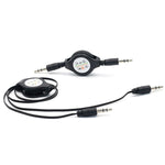 Cavo audio Aux retrattile 3,5 mm per smartphone e tablet